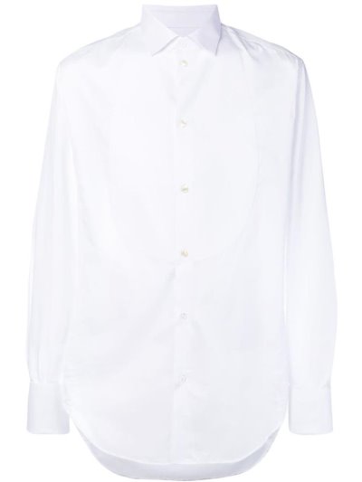 White Giorgio Armani Classic Formal Men's Shirts | UAE99429