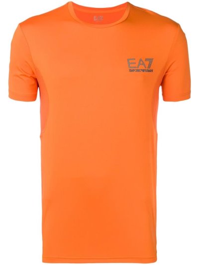Yellow Ea7 Emporio Armani Basic Men's T Shirts | UAE66566