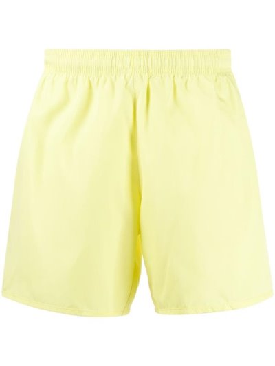 Yellow Ea7 Emporio Armani Metallic Logo Print Men's Swim Shorts | UAE65704