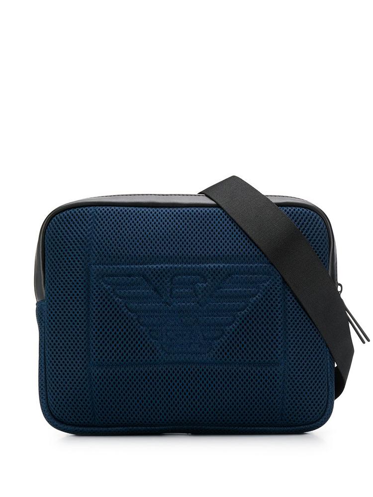 Armani Belt Bags Outlet Online Blue Emporio Armani Perforated